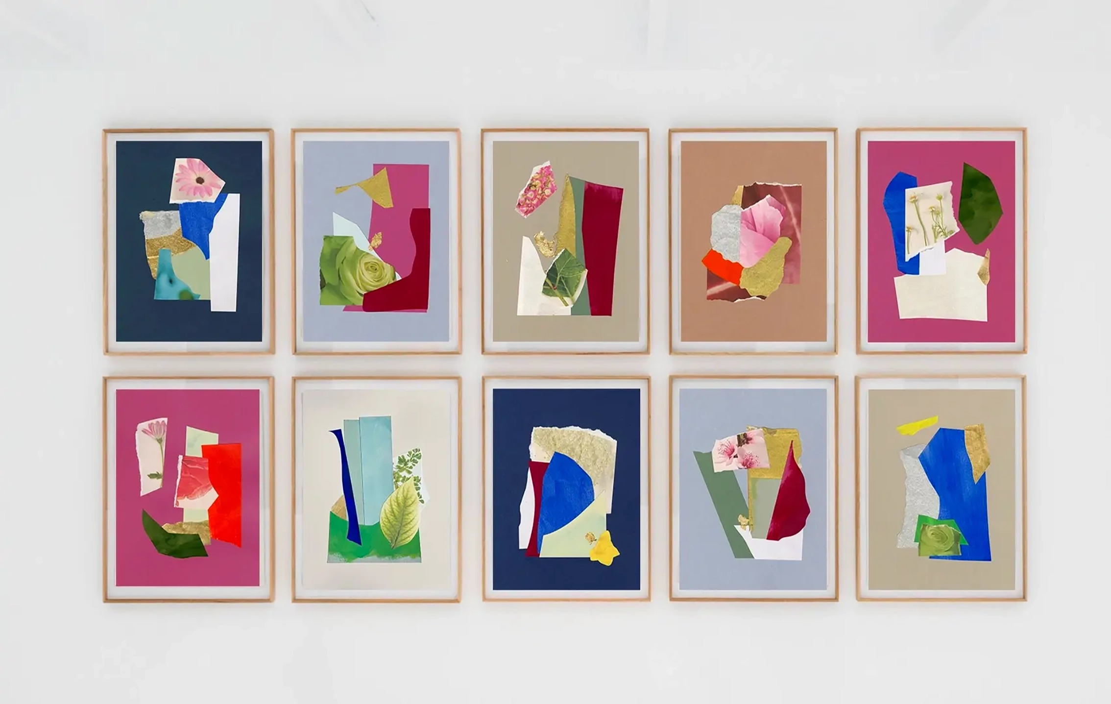collages oeuvres de lola mathé