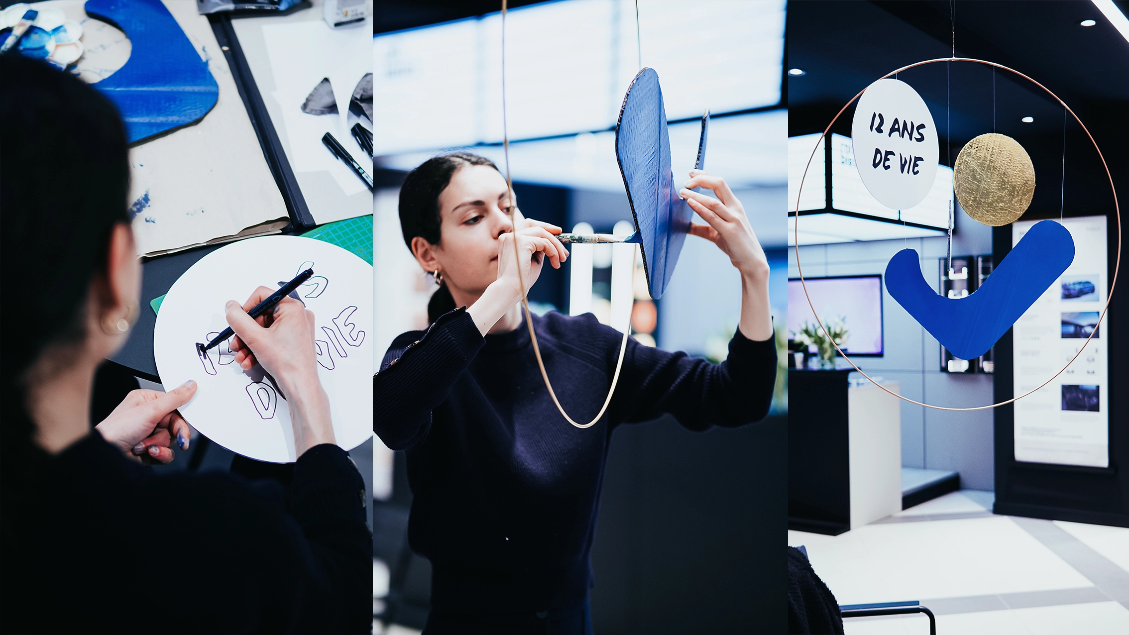 Processus de création d’une installation artistique contemporaine et immersive